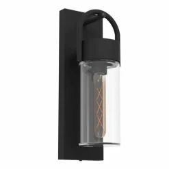 Applique murale d'extérieur Eglo CARRARO Noir, 1 lumière