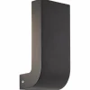 Applique murale d'extérieur Brilliant Burty LED Noir, 1 lumière