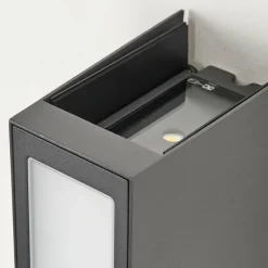 Applique murale d'extérieur Hoods LED Anthracite, 3 lumières