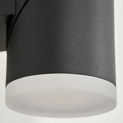 Applique murale d'extérieur Hoods LED Anthracite, Blanc, 1 lumière