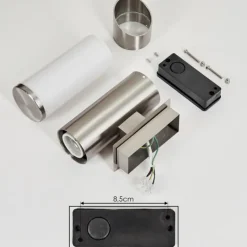 Applique murale d'extérieur Lartigue Acier inoxydable, 2 lumières