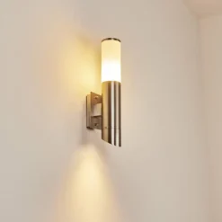 Applique murale d'extérieur Lartigue Acier inoxydable, 2 lumières