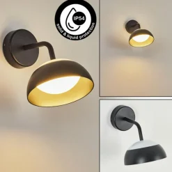 Applique murale d'extérieur Ancemont LED Noir, 1 lumière