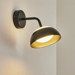 Applique murale d'extérieur Ancemont LED Noir, 1 lumière