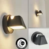 Applique murale d'extérieur Villermon LED Noir, 1 lumière
