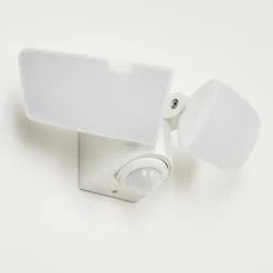 Applique murale d'extérieur Carnetin LED Blanc, 2 lumières, Détecteur de mouvement