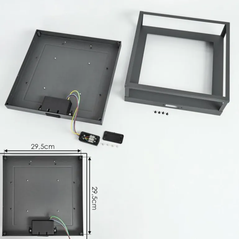 Applique murale d'extérieur Nonza LED Anthracite, 1 lumière