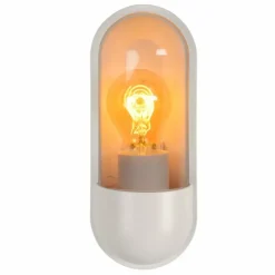 Applique murale d'extérieur Lucide CAPSULE Blanc, 1 lumière