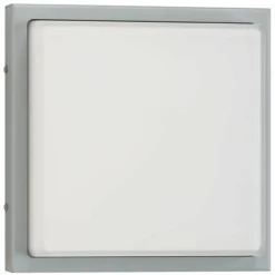 Applique murale d'extérieur LCD Osser Gris, 1 lumière, Détecteur de mouvement