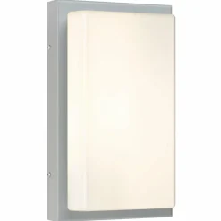 Applique murale d'extérieur LCD Arber LED Gris, 1 lumière, Détecteur de mouvement