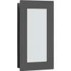 Applique murale d'extérieur LCD Lamberg LED Gris, 1 lumière, Détecteur de mouvement