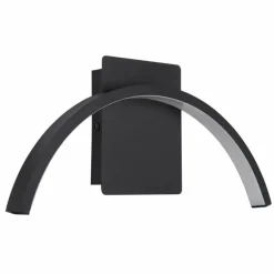 Applique murale d'extérieur Globo NAGGY LED Noir, 1 lumière
