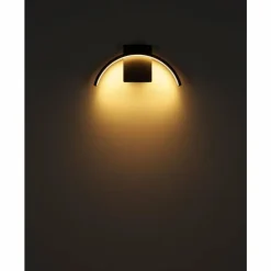 Applique murale d'extérieur Globo NAGGY LED Noir, 1 lumière