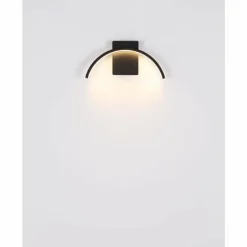 Applique murale d'extérieur Globo NAGGY LED Noir, 1 lumière