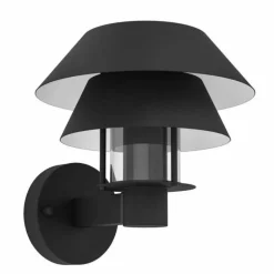 Applique murale d'extérieur Eglo CHIAPPERA Noir, Blanc, 1 lumière