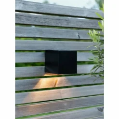 Applique murale d'extérieur Eglo Z_SOLAR LED Noir, 1 lumière