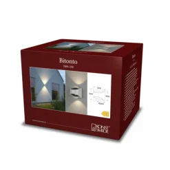 Applique murale d'extérieur Konstsmide Bitonto LED Blanc, 2 lumières