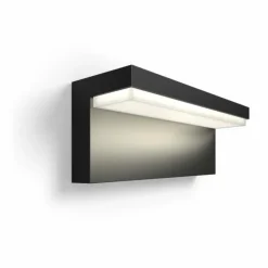 Applique murale d'extérieur Philips Hue Nyro LED Noir, 1 lumière, Changeur de couleurs