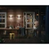 Applique murale d'extérieur Philips Python LED Anthracite, 1 lumière, Détecteur de mouvement