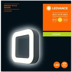 Applique murale d'extérieur LEDVANCE ENDURA® Gris, 1 lumière