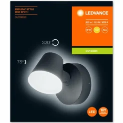 Applique murale d'extérieur LEDVANCE ENDURA® Gris, 1 lumière