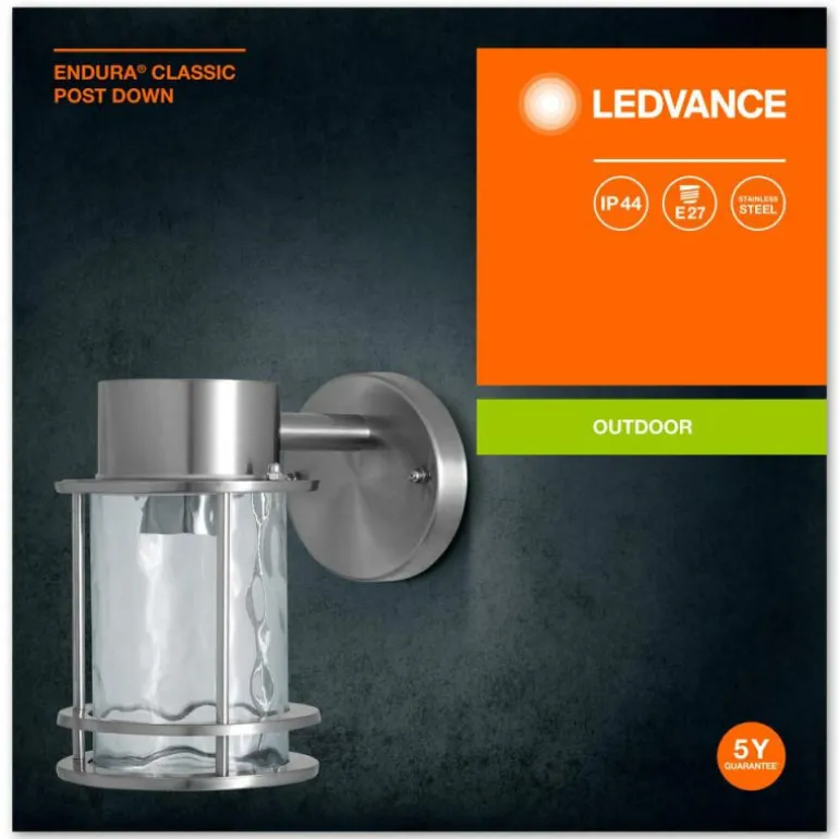 Applique murale d'extérieur LEDVANCE ENDURA® Acier inoxydable, 1 lumière