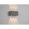 Applique murale d'extérieur Trio Clyde LED Anthracite, 2 lumières