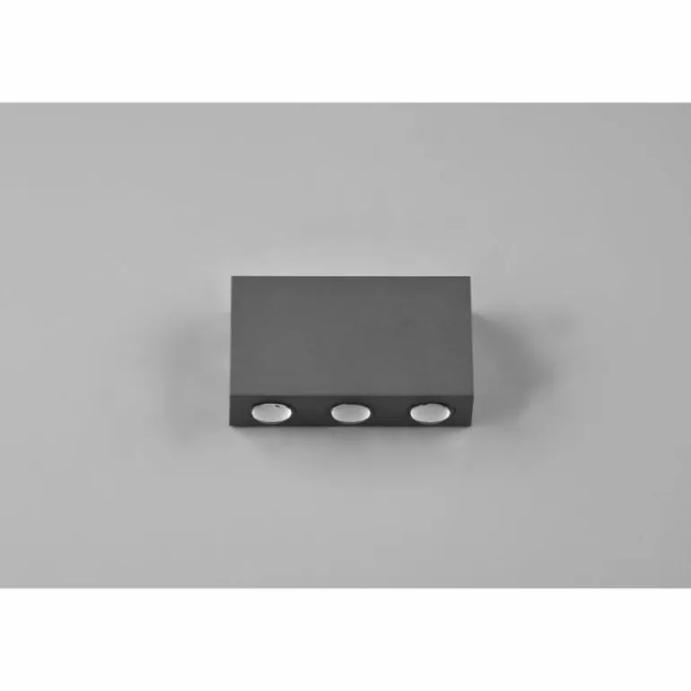 Applique murale d'extérieur Trio Clyde LED Anthracite, 2 lumières