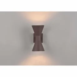 Applique murale d'extérieur Trio Ardas Rouille, 2 lumières
