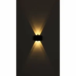 Applique murale d'extérieur Globo SOLAR LED Noir, 1 lumière