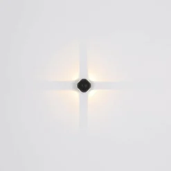 Applique murale d'extérieur Globo SLICE LED Noir, 1 lumière