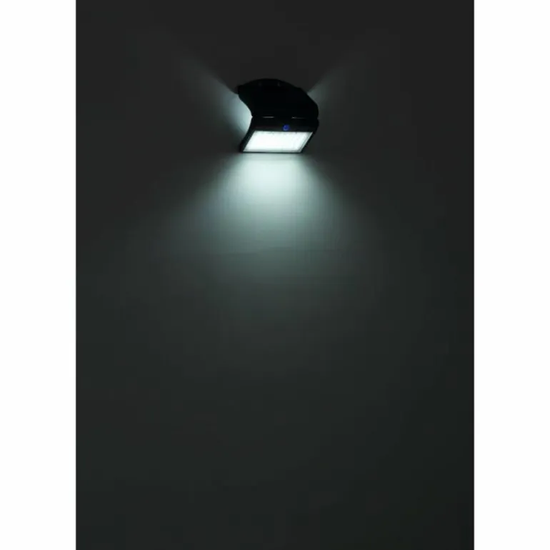 Applique murale d'extérieur Globo SOLAR LED Gris, Noir, 1 lumière, Détecteur de mouvement