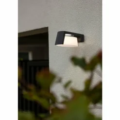 Applique murale d'extérieur Lutec Moon LED Anthracite, 1 lumière