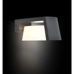 Applique murale d'extérieur Lutec Moon LED Anthracite, 1 lumière
