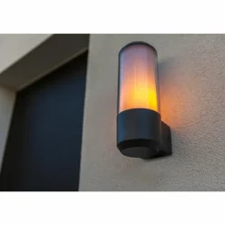 Applique murale d'extérieur Lutec Heros Anthracite, 1 lumière