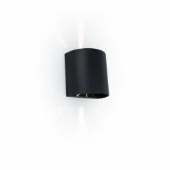 Applique murale d'extérieur Lutec Beams LED Noir, 1 lumière
