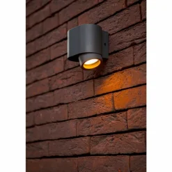 Applique murale d'extérieur Lutec Cypres Anthracite, 1 lumière