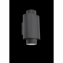 Applique murale d'extérieur Lutec Cypres Anthracite, 2 lumières