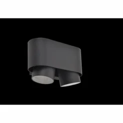 Applique murale d'extérieur Lutec Cypres Anthracite, 2 lumières