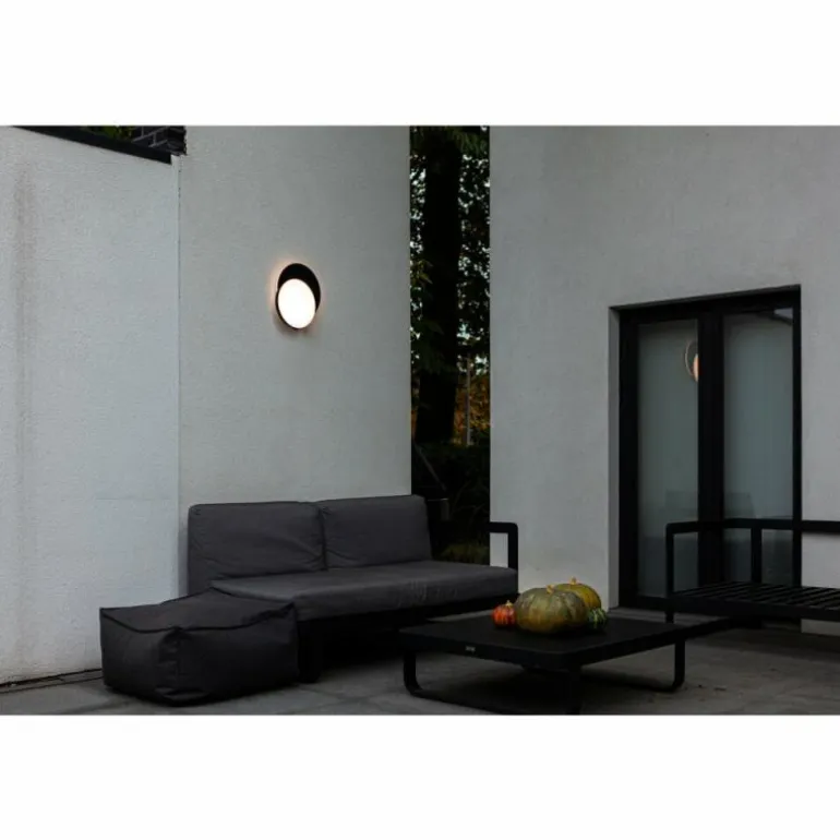 Applique murale d'extérieur Lutec Goleta LED Noir, 1 lumière