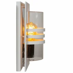 Applique murale d'extérieur Lucide PRIVAS Blanc, 1 lumière