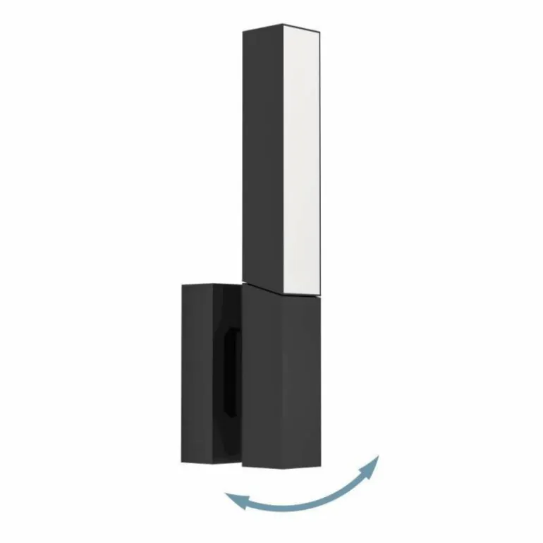 Applique murale d'extérieur Eglo UGENTO LED Noir, 2 lumières