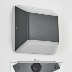 Applique murale d'extérieur Yobo LED Anthracite, 1 lumière