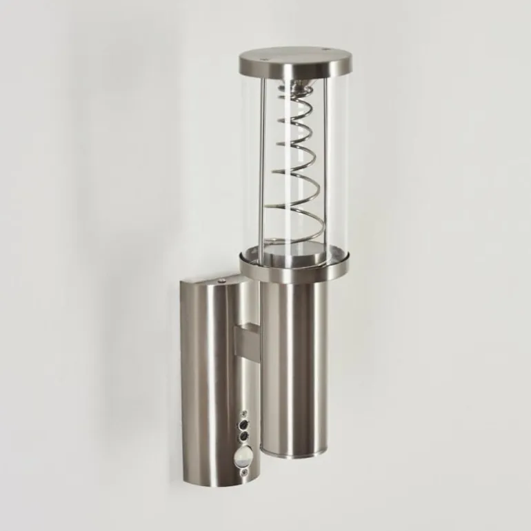 Applique murale d'extérieur Natalia Acier inoxydable, 2 lumières