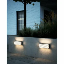 Applique murale d'extérieur Nordlux FLUCTUS Noir, 2 lumières