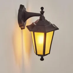 Applique murale d'extérieur Loria Noir, 1 lumière