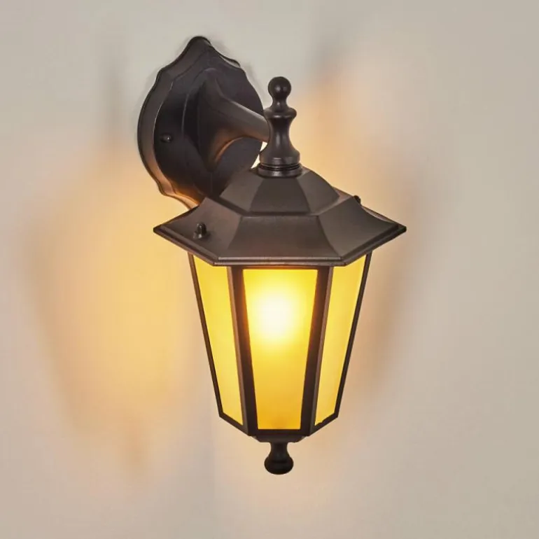 Applique murale d'extérieur Loria Noir, 1 lumière