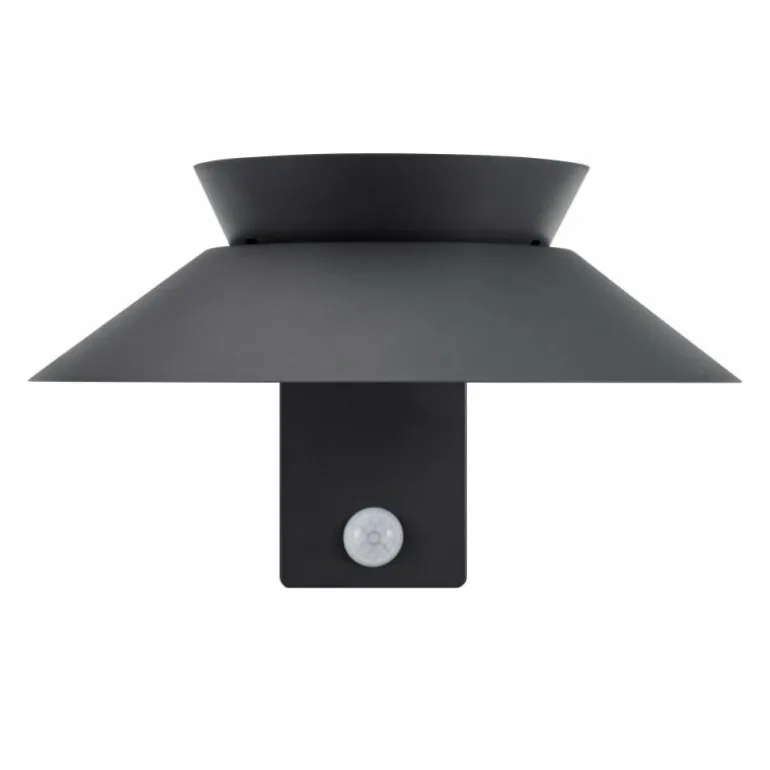 Applique murale d'extérieur Nordlux JUSTINA LED Anthracite, 1 lumière, Détecteur de mouvement