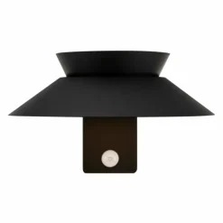 Applique murale d'extérieur Nordlux JUSTINA LED Noir, 1 lumière, Détecteur de mouvement