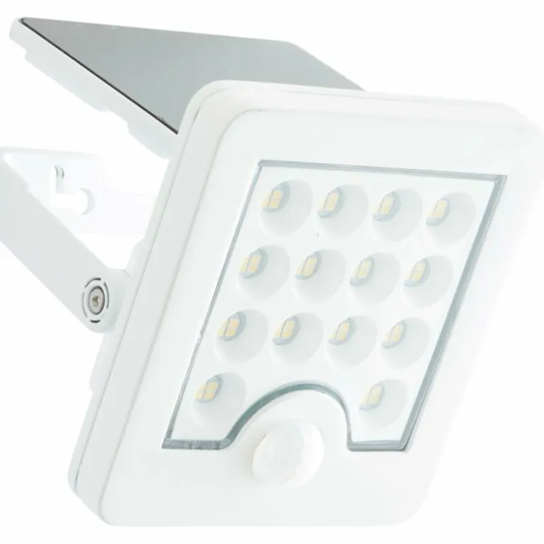 Applique murale d'extérieur Brilliant Luton LED Blanc, 1 lumière, Détecteur de mouvement